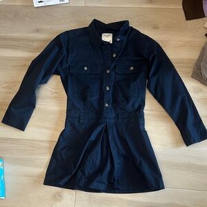 Abercrombie & Fitch Navy Jumpsuit